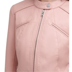 Guss faux-leather Moto jacket never used but without tag🥶🥶🥶size xl